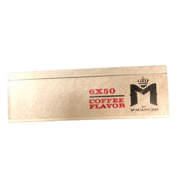 M by Macanudo Cigar Box Empty Wooden Coffee flavor stash white Toro White - Picture 5 of 6